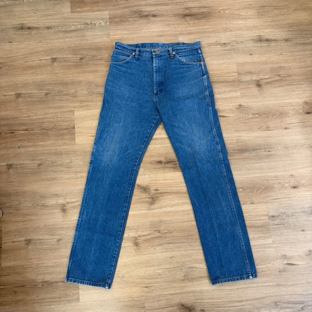 Wrangler 13MWZ Cowboy Cut Original Fit Straight Leg Jean's Men 36x34-tag show 36
